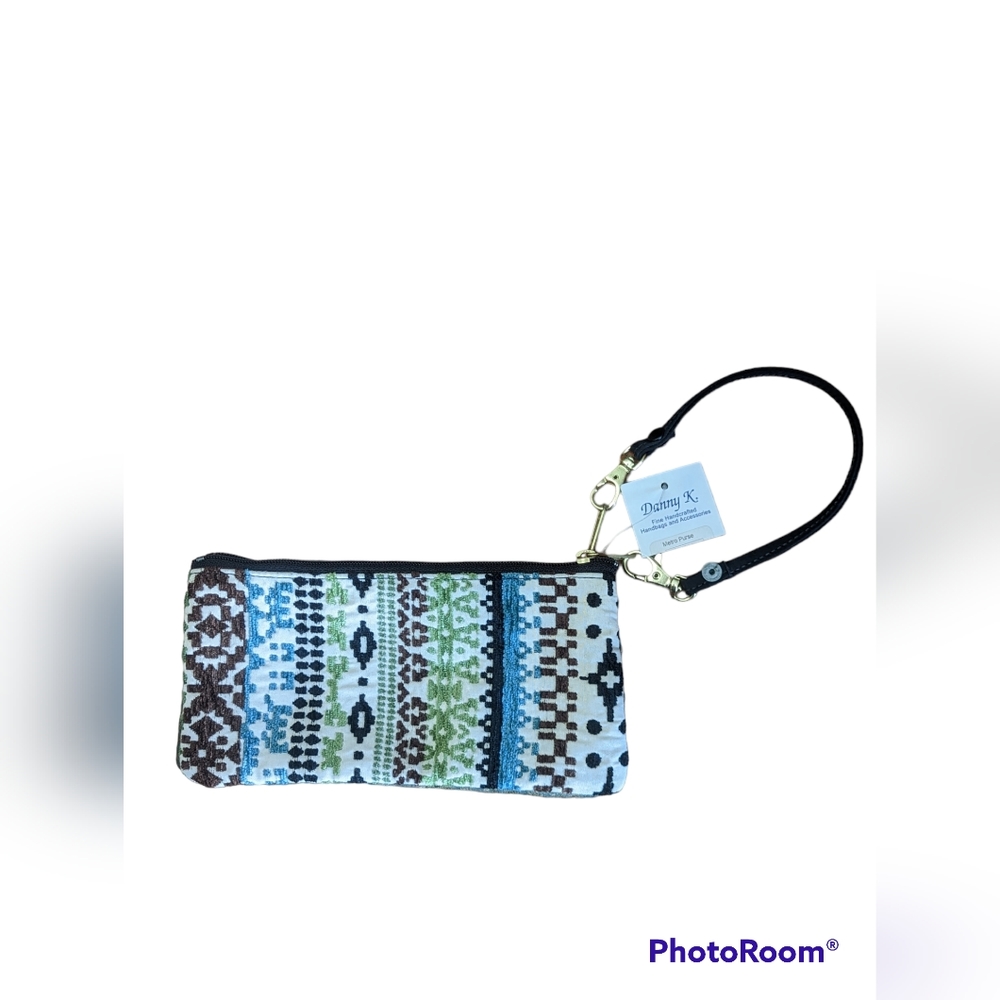 Danny K tapestry wristlet